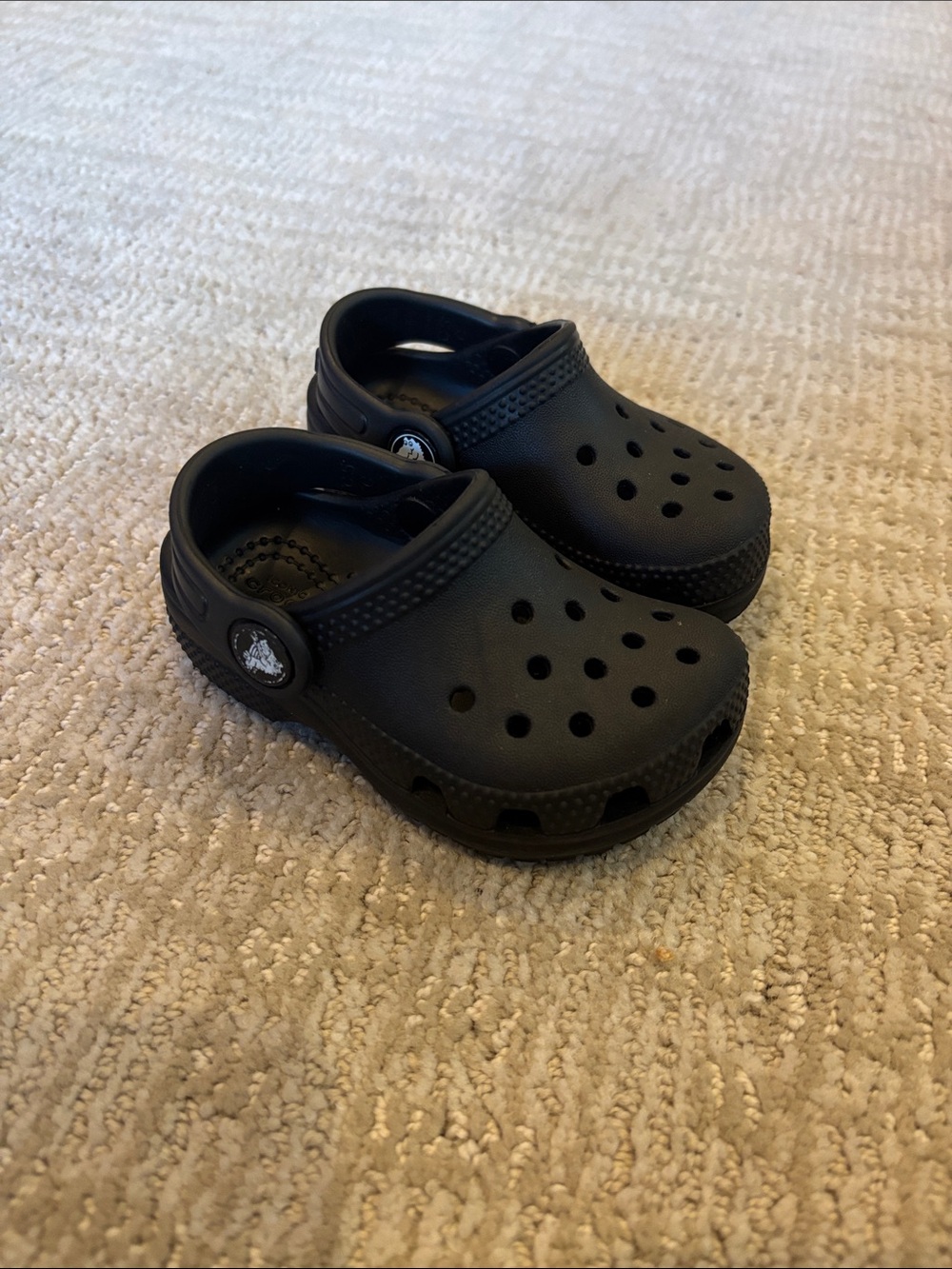 Baby Crocs in black size C 5